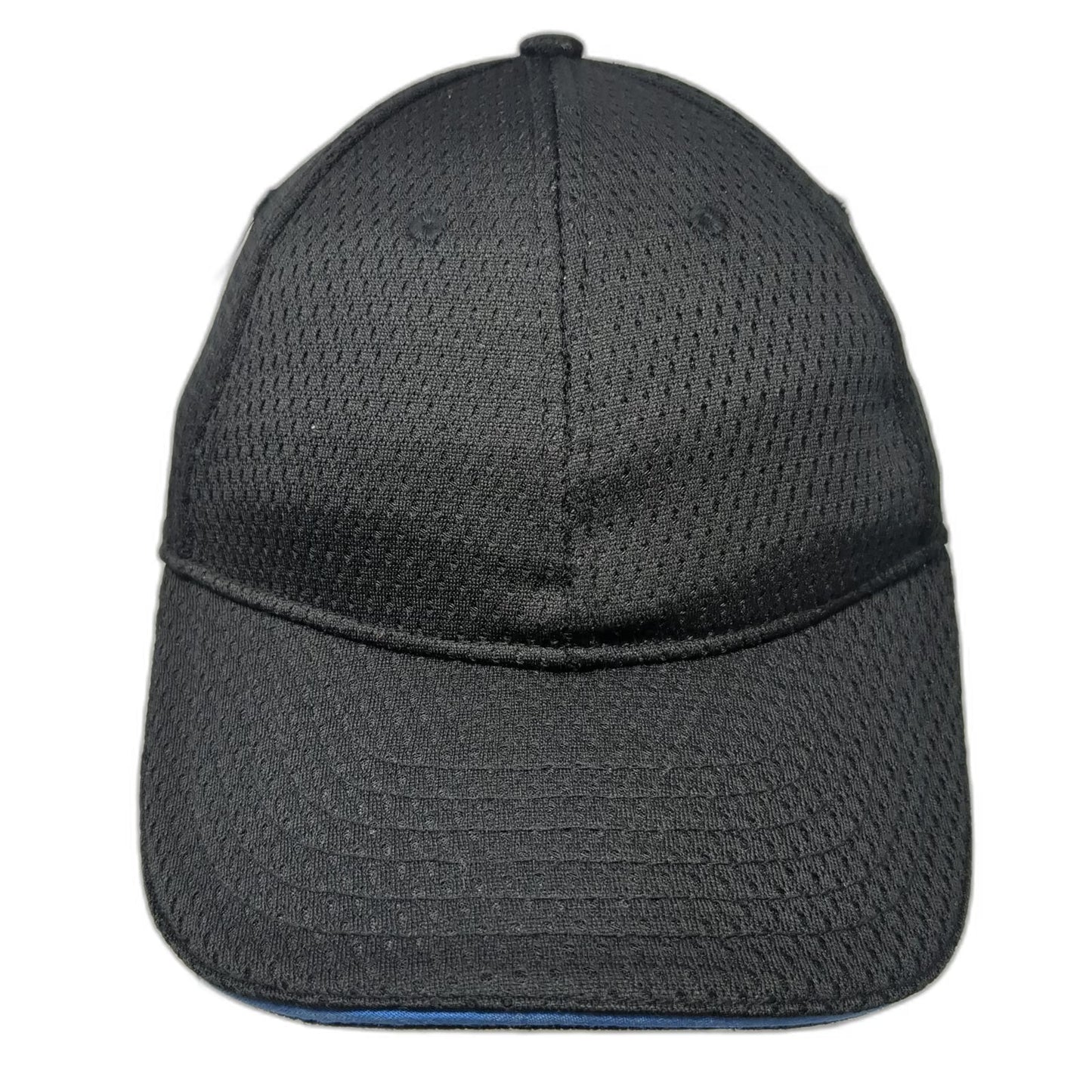 Chef Works Baseball Cap Black One Size Mesh Side Buttons for Face Mask Strapback