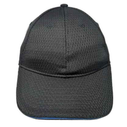 Chef Works Baseball Cap Black One Size Mesh Side Buttons for Face Mask Strapback