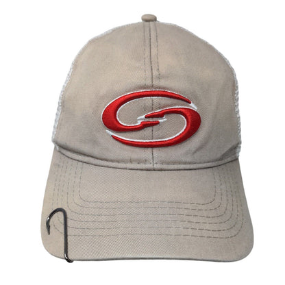 Strike King Snapback Mesh Back Trucker Hat Tan One Size Fishing Hook