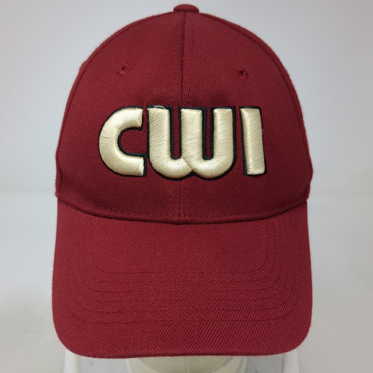Top of the World CWI NCAA Baseball Cap Red Gold Black M One Fit Stretch Logo Hat