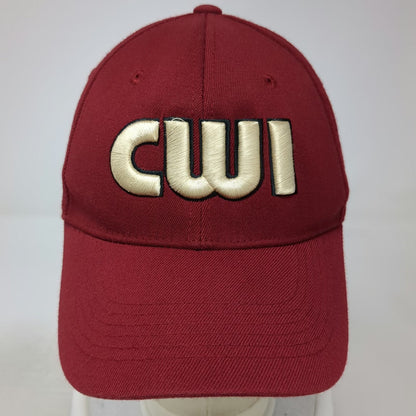Top of the World CWI NCAA Baseball Cap Red Gold Black M One Fit Stretch Logo Hat