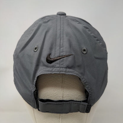 Hartford Funds Strapback Hat Gray OSFM Adjustable Embroidered Nike Dri-Fit