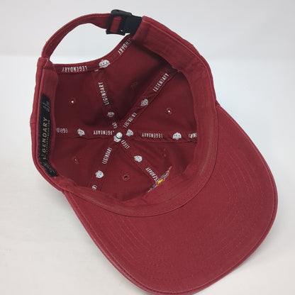 La Quinta Slideback Hat Red One Size Adjustable Embroidered Legendary