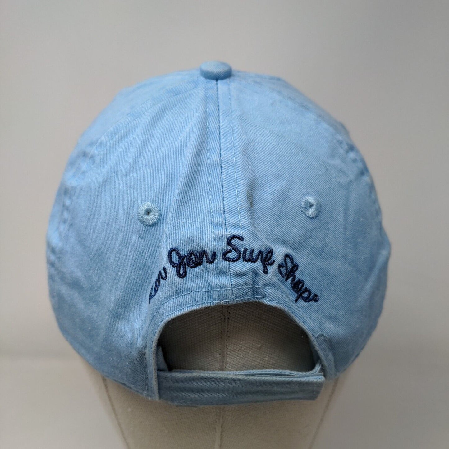 Palm Tree Strapback Hat Blue OSFM Embroidered 6 Panel Ron Jon Surf Shop