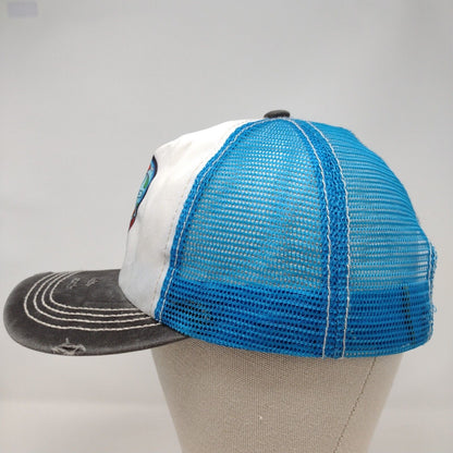 Calavera Sugar Skull Strapback Trucker Hat Multicolor OSFA Mesh Back