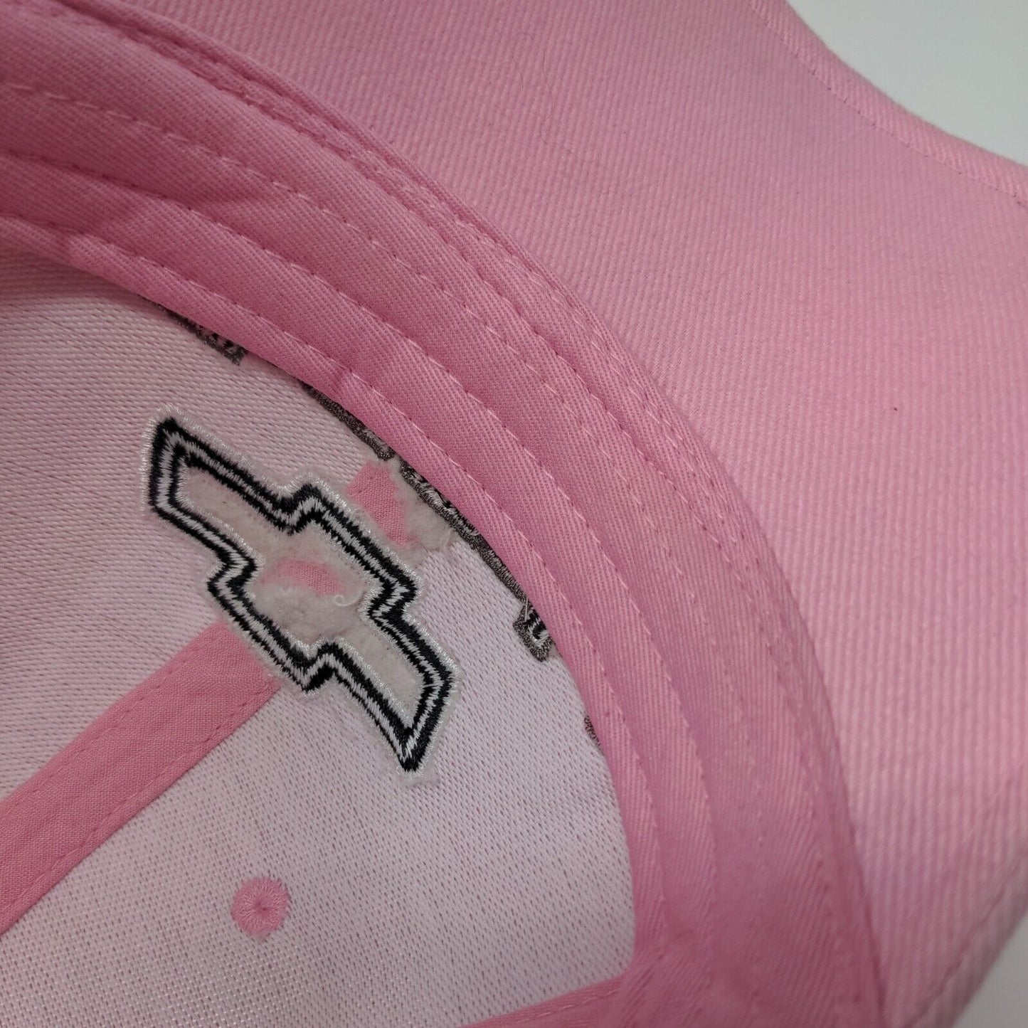 Chevrolet Strapback Hat Pink One Size Adjustable Embroidered Hot Rods
