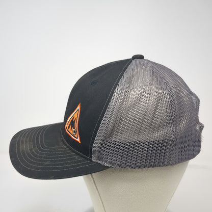 Richardson Trucker Hat Black One Size Mesh Back Snapback 112 Logo Adjustable Hat