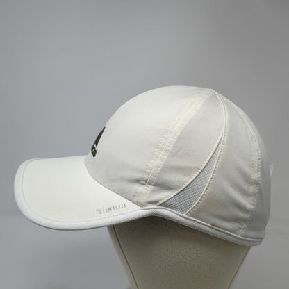Adidas Baseball Cap White One Size Climalite Mesh Performance Athletic Golf Hat