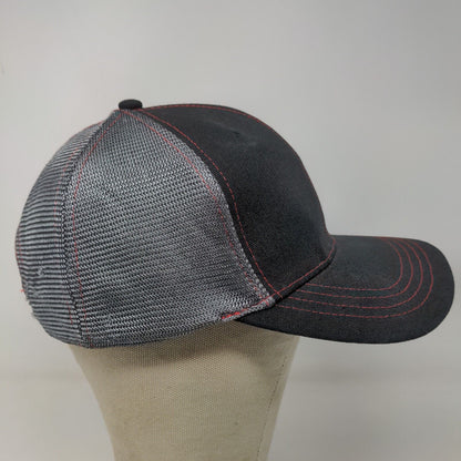 Twisted X Men's Snapback Mesh Back Hat Black Gray OSFM Embroidered Logo