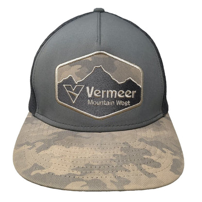 Vermeer Mountain West The Identity Group Trucker Hat Gray One Size Mesh Snapback