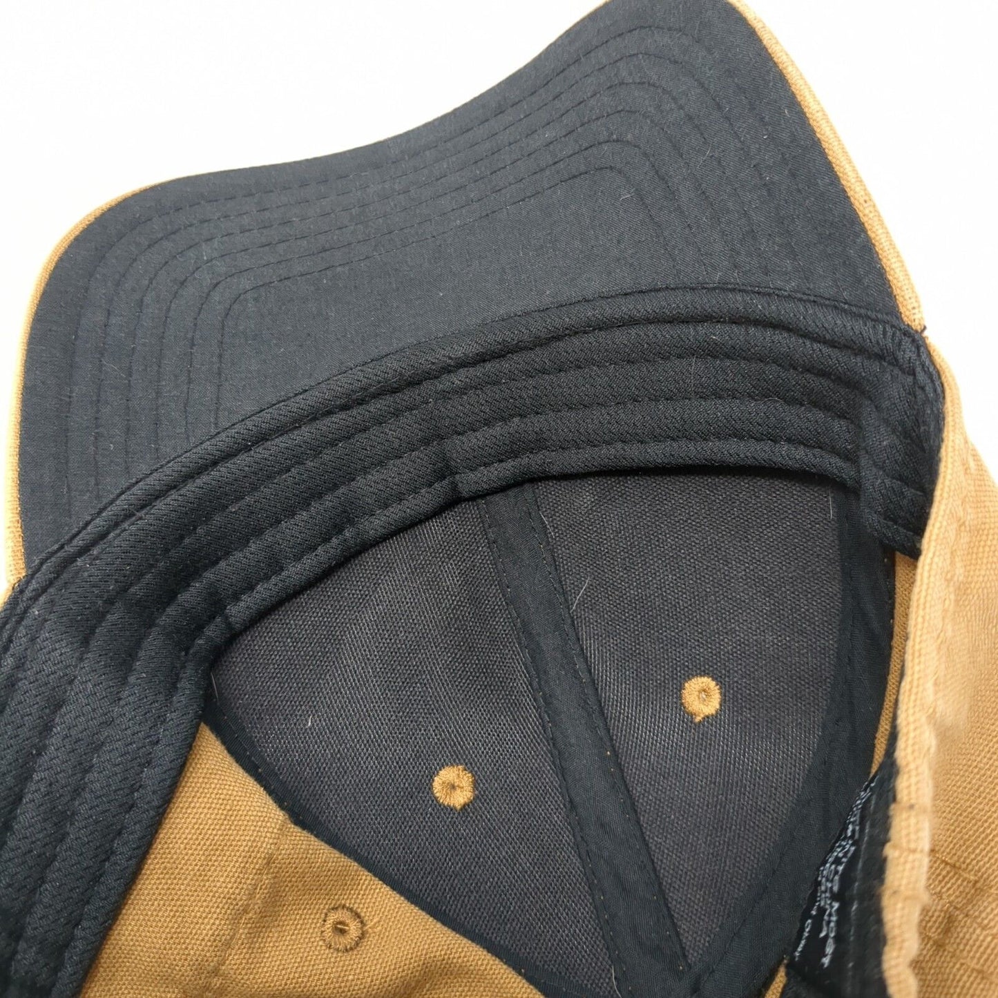 Genuine Dickies Patch Strapback Hat Tan One Size Adjustable 6 Panel