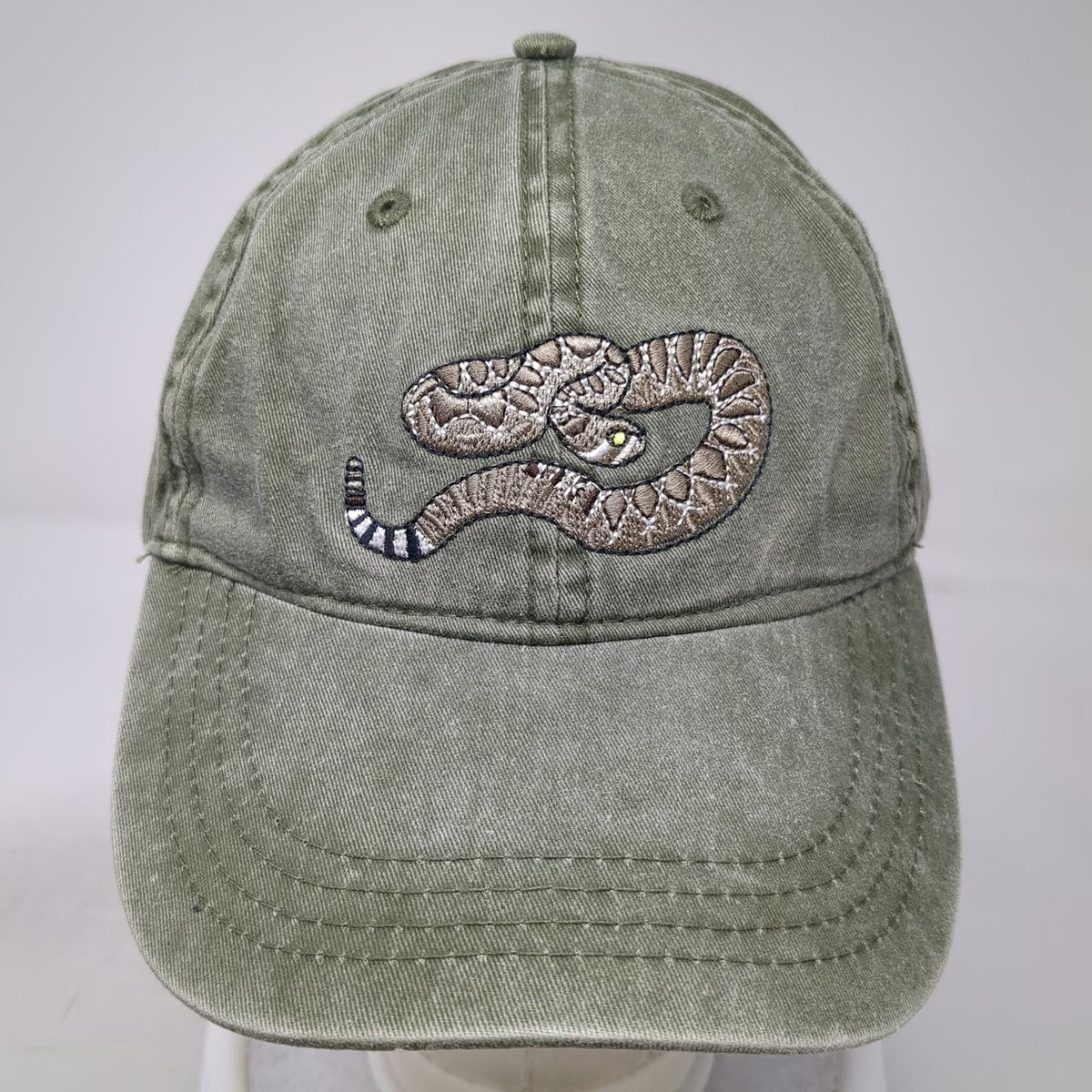 ECO Baseball Cap Green OSFM Guadalupe Mountains National Park Rattlesnake Hat