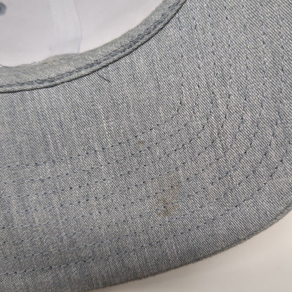 American Flag Snapback Trucker Hat Gray One Size Adjustable Mesh Back Richardson