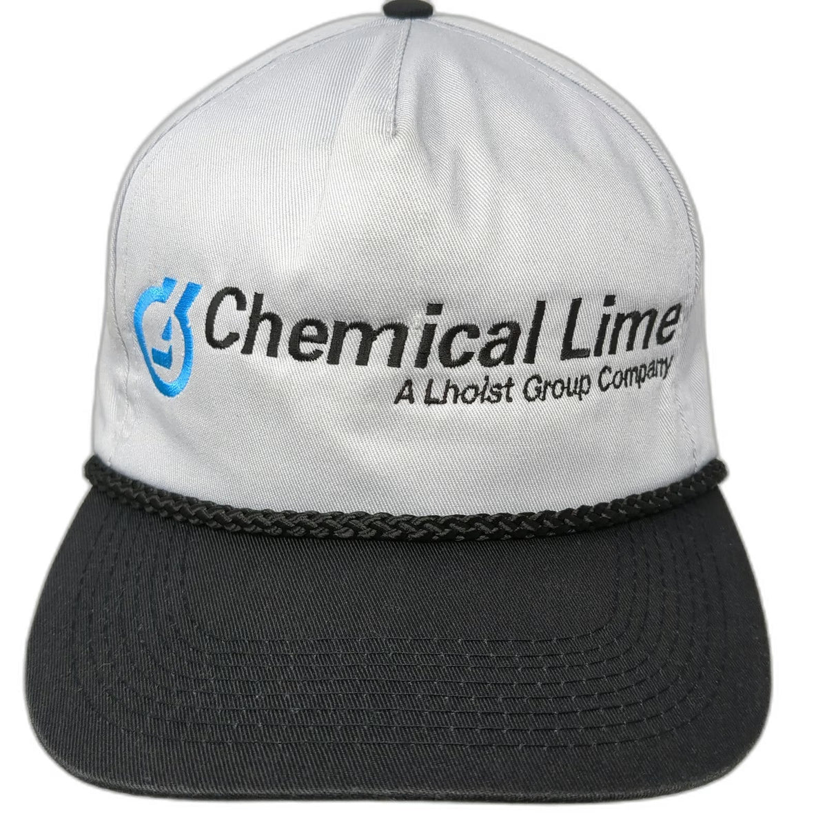 ATT Gray Black 5 Panel Hat One Size Chemical Lime Lhoist Group Snapback Rope