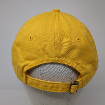 Slippery Slideback Hat Yellow One Size Adjustable Embroidered 6 Panel Cotton YRN