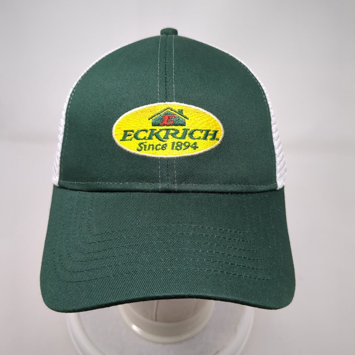 Eckrich Since 1894 Snapback Trucker Hat Green OSFA Adjustable Mesh Back 6 Panel