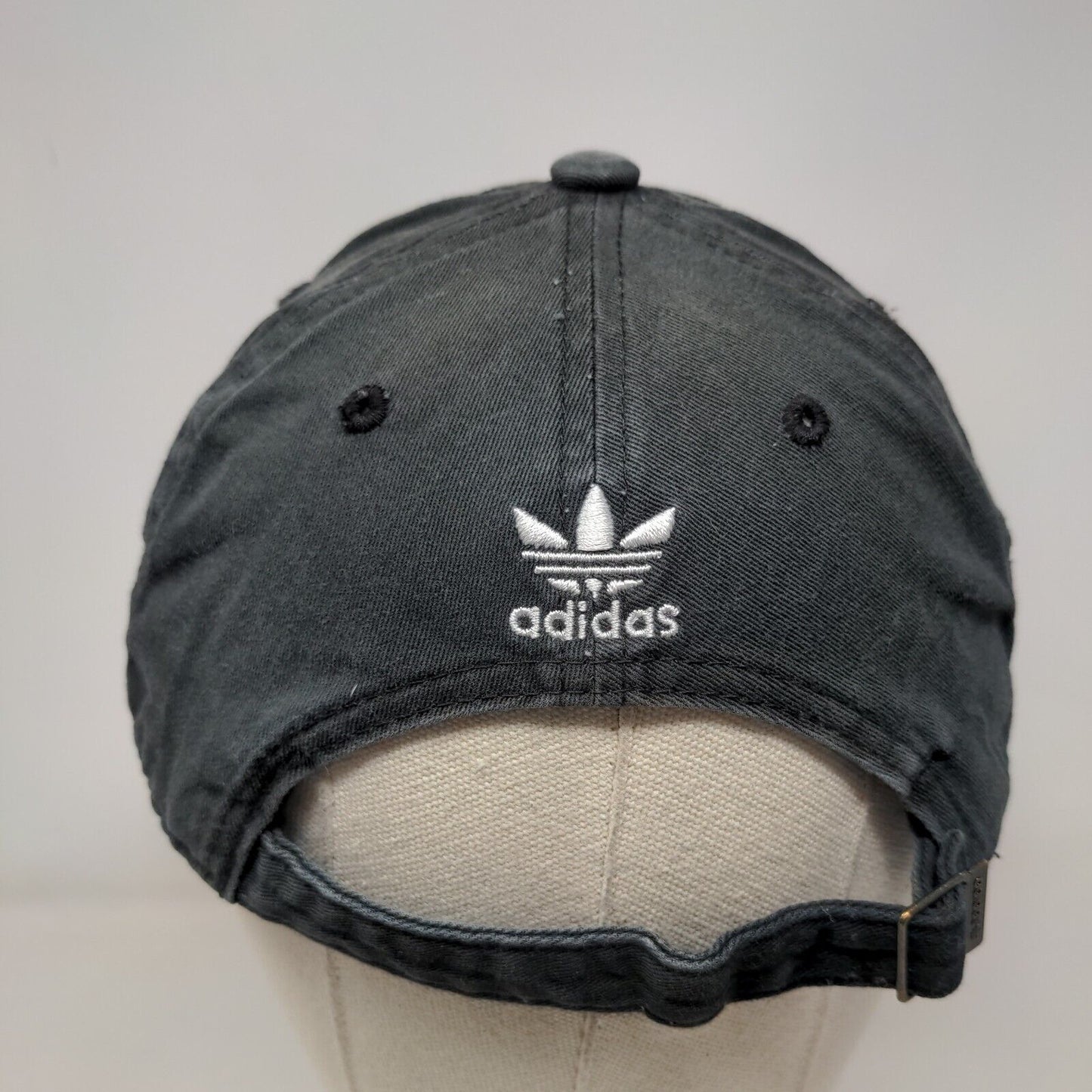 Adidas Trefoil Slideback Hat Blue One Size Adjustable Embroidered