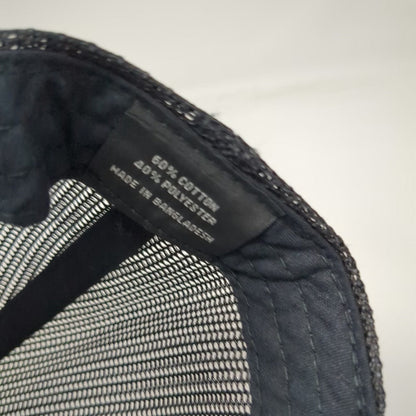 Rip Curl Trucker Hat Black One Size The Search Palm Leaf Patch Mesh Snapback