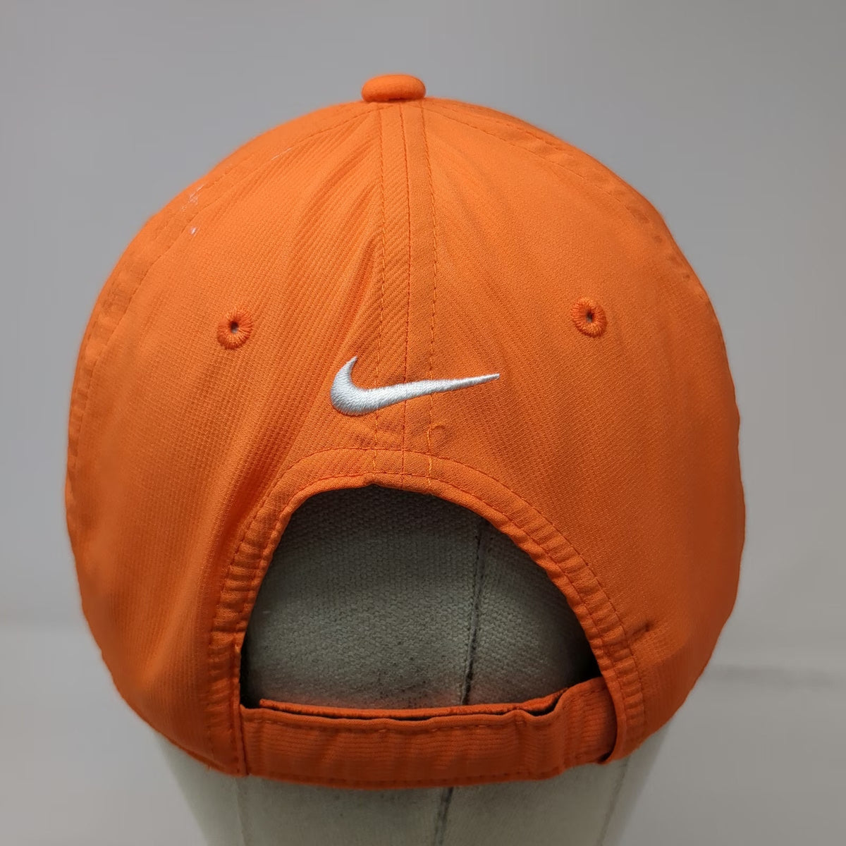 Nike Baseball Cap Orange OSFM Lexus Logo Embroidered Swoosh Strapback Hat Golf