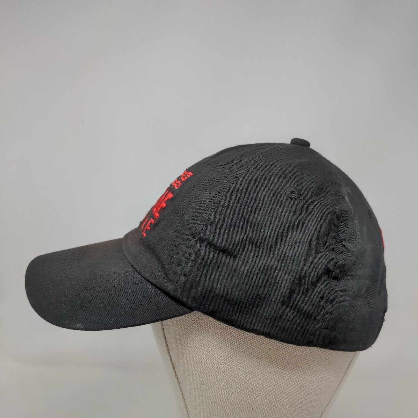The Little Store 01945 Slideback Hat Black One Size Embroidered 6 Panel