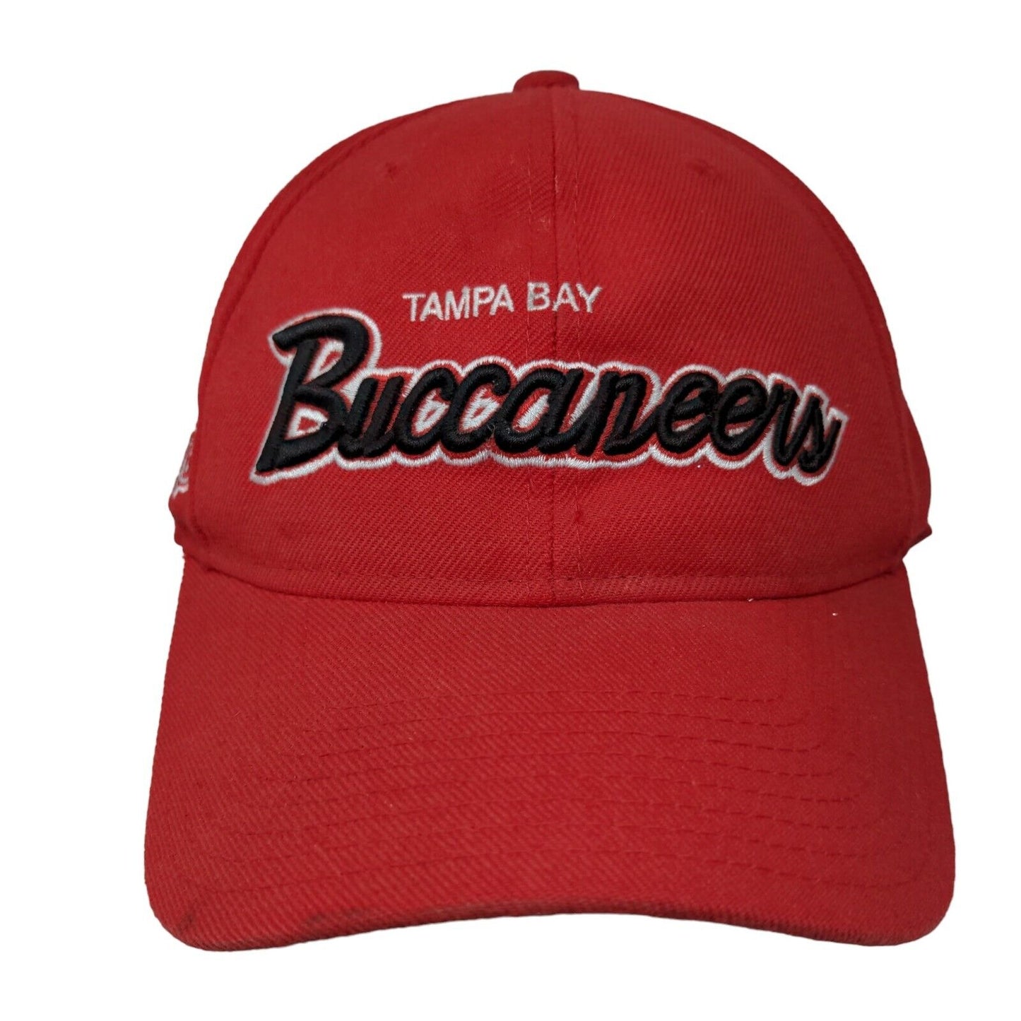 NFL Reebok Tampa Bay Buccaneers Strapback Hat Red OSFA Embroidered Logo