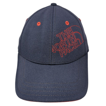 The North Face Fitted Hat Blue S/M Embroidered Vented Holes 6 Panel Flexfit