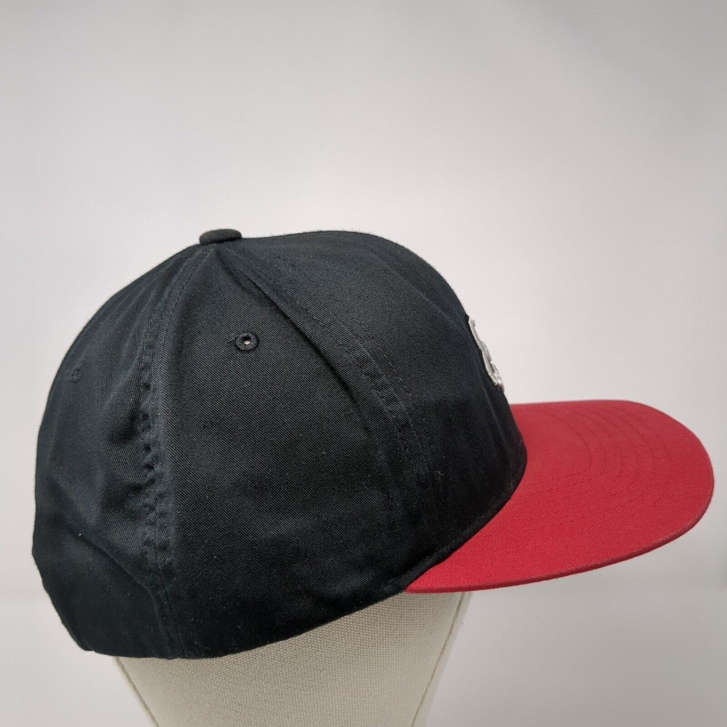 Fox Head Snapback Hat Multicolor One Size Adjustable Embroidered Vented Holes