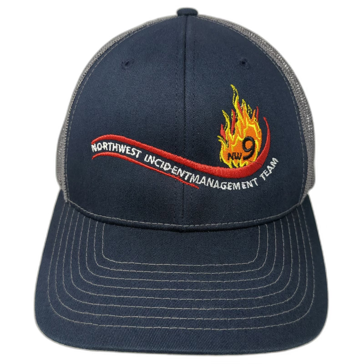 Richardson Trucker Hat Blue One Size Northwest Incident Management Team NW 9