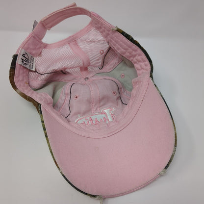 Justin Boots Strapback Trucker Hat Camo One Size Mesh Back Embroidered