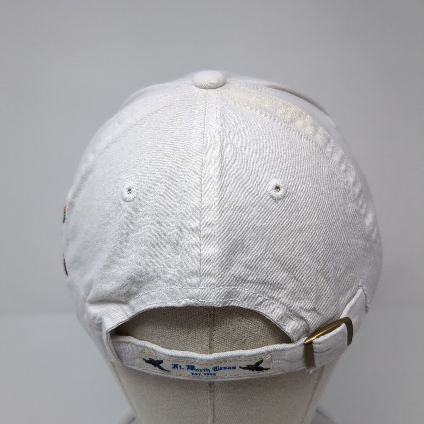 Joe T. Garcias Slideback Hat White OS Adjustable Embroidered Levelwear Classics