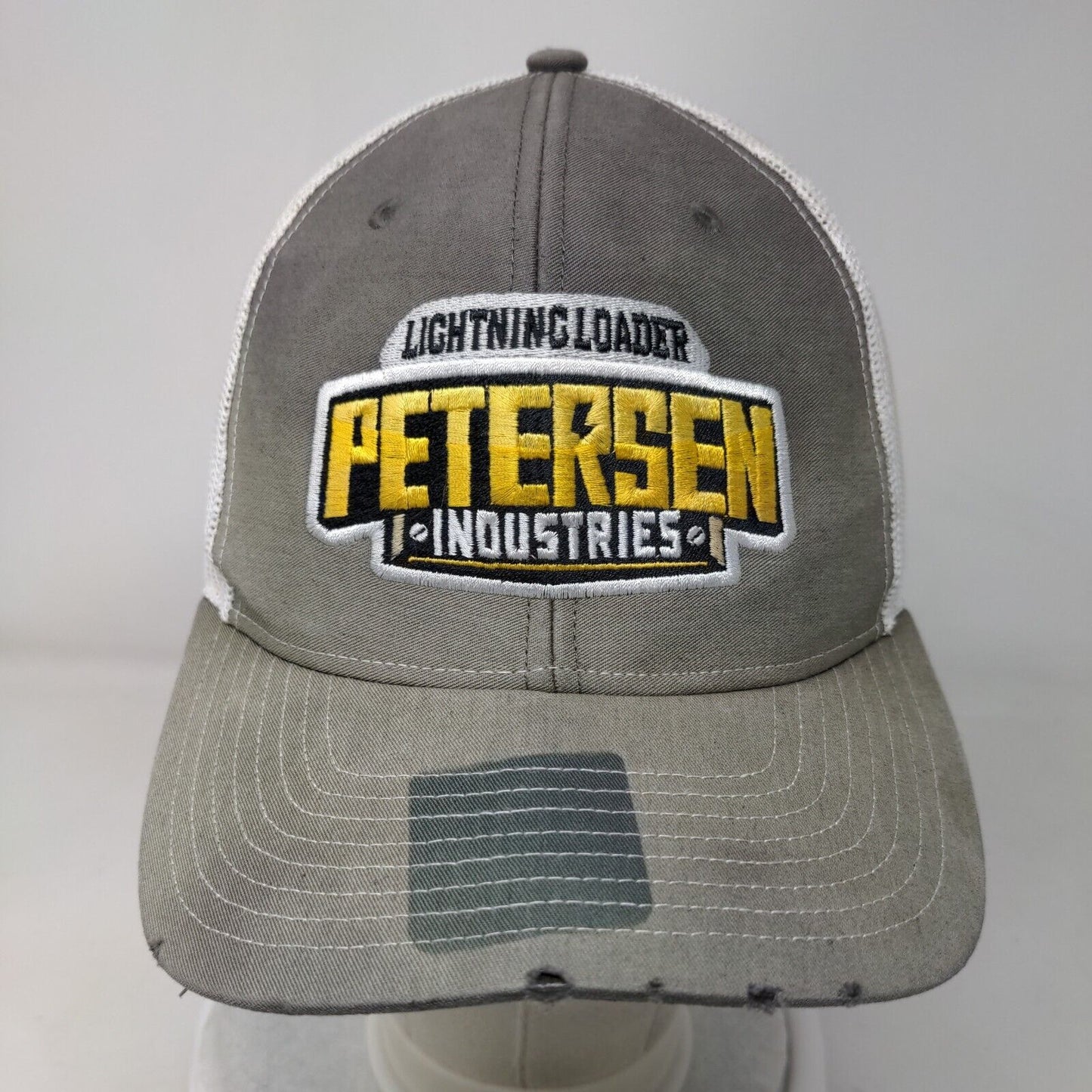 Lightning Loader Petersen Industries Snapback Trucker Hat Gray OS Richardson