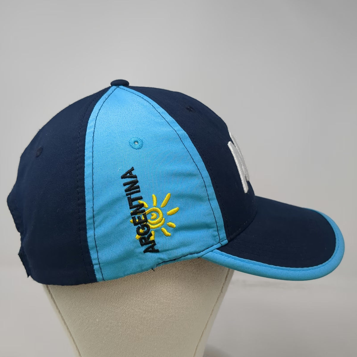 Foridata Baseball Cap Blue One Size ARG Embroidery Argentina Sun Strapback Hat