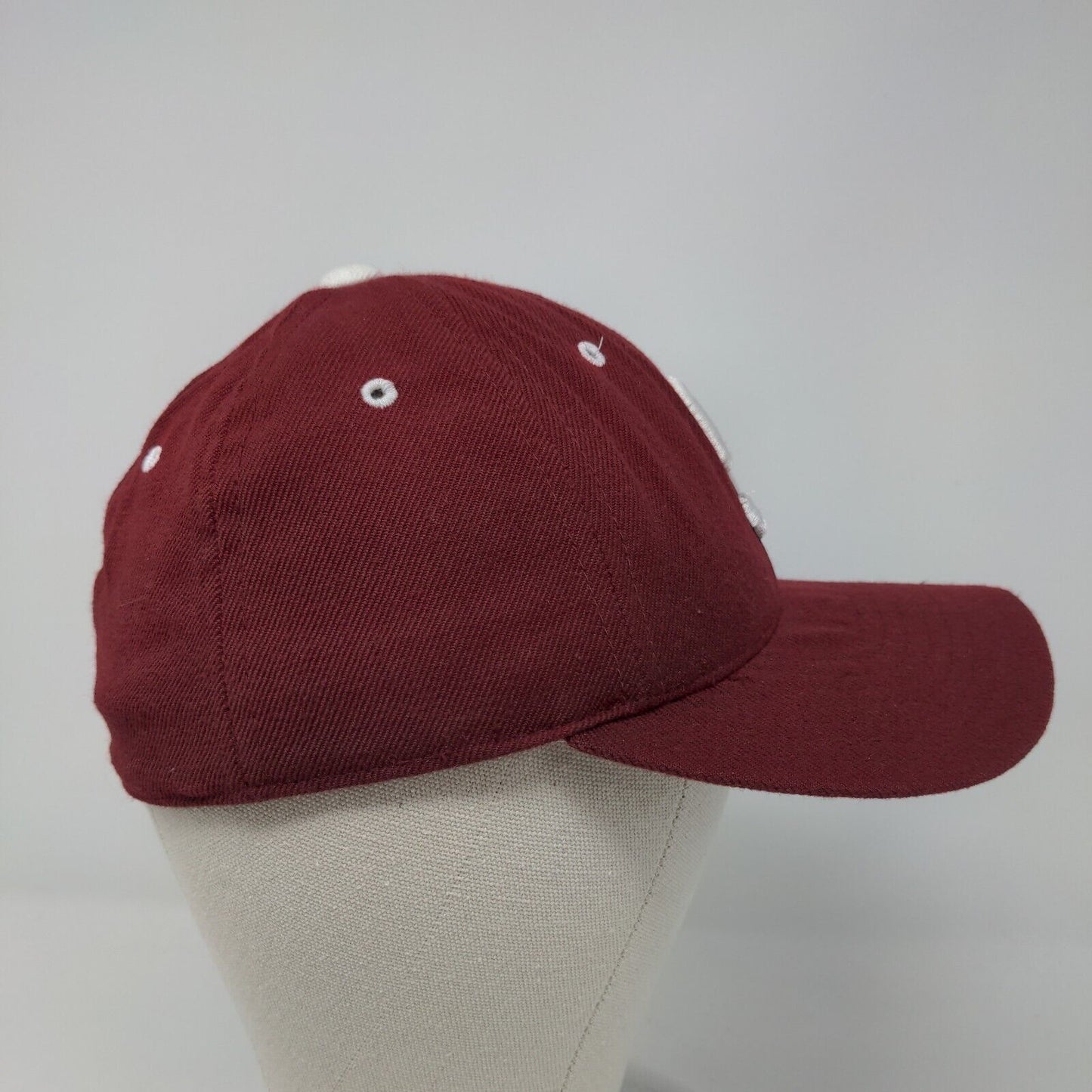 Stanford Cardinal Fitted Hat Colosseum Red Size 6 7/8 Embroidered Logo NCAA
