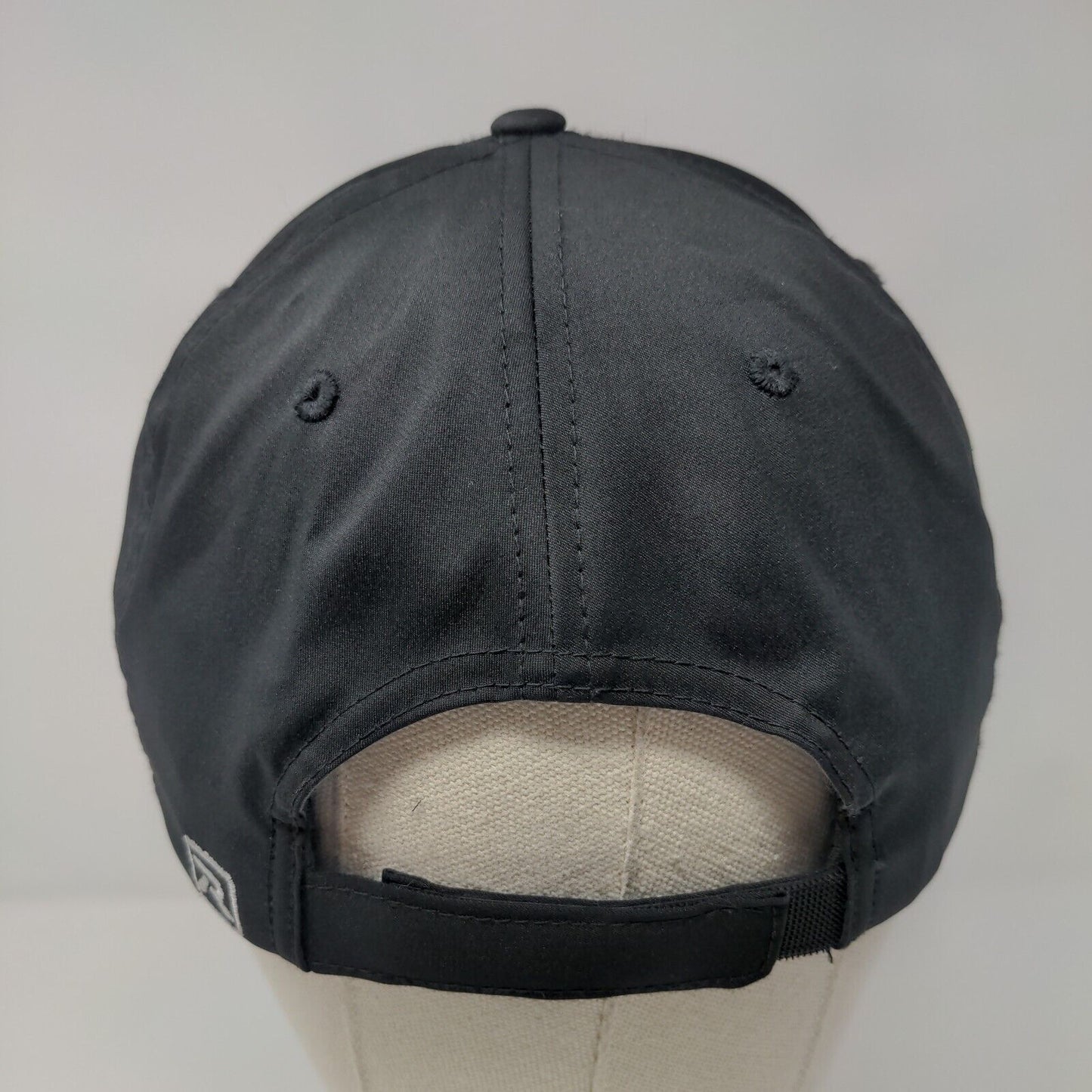 Richardson Strapback Hat Black Small Adjustable Embroidered Flexfit