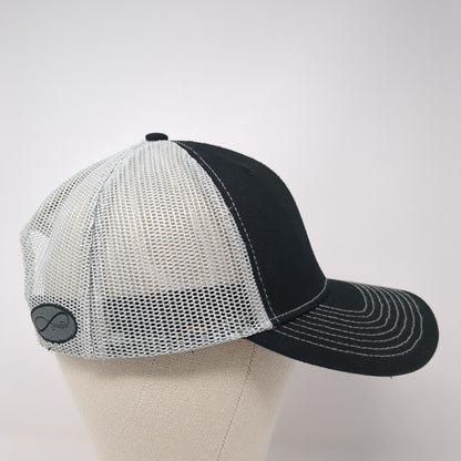 Top of Tamarack Snapback Trucker Hat Black OS Adjustable Embroidered Mesh Back