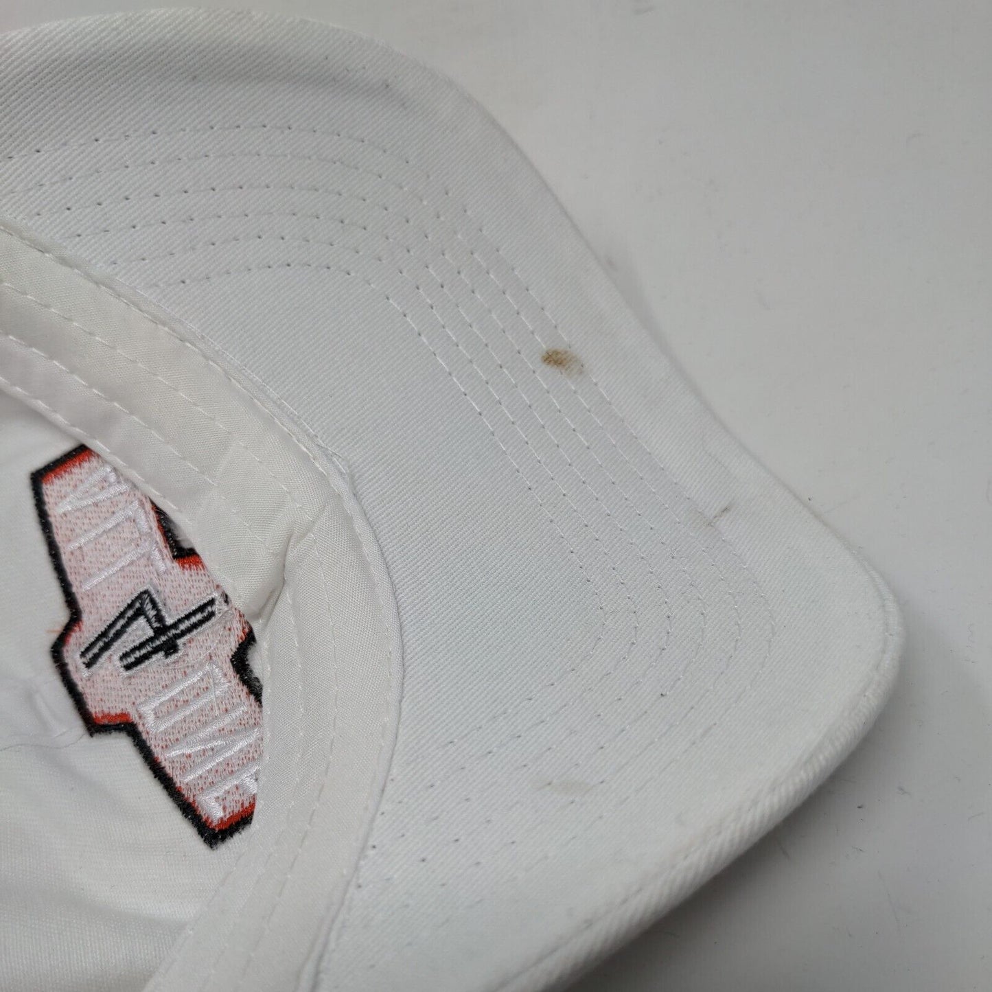 All 4 One McLane Slideback Hat White One Size Embroidered Adjustable
