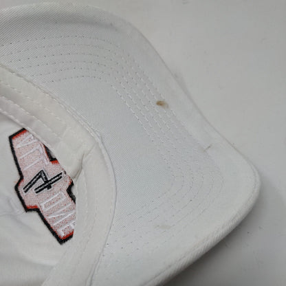 All 4 One McLane Slideback Hat White One Size Embroidered Adjustable