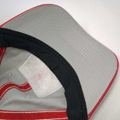 Signatures Coors Light Baseball Cap Gray One Size Red Trim Slideback Hat Patch