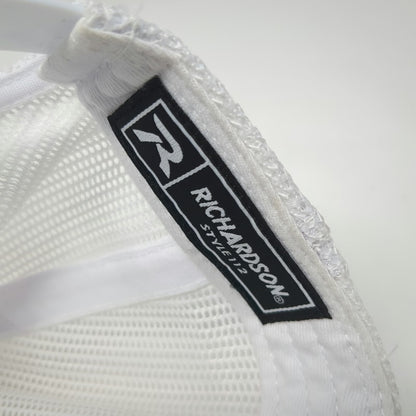 Richardson 112 Trucker Hat Blue One Size Mesh Snapback Blank Contrast Stitch
