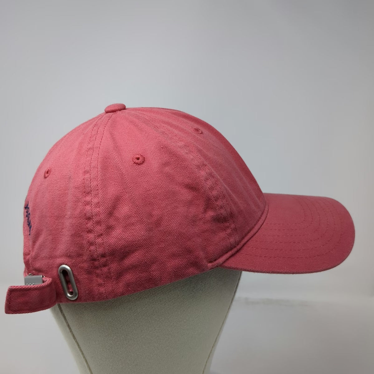 U.S. Polo Assn. Baseball Cap Pink One Size Adjustable Embroidered Cotton Hat