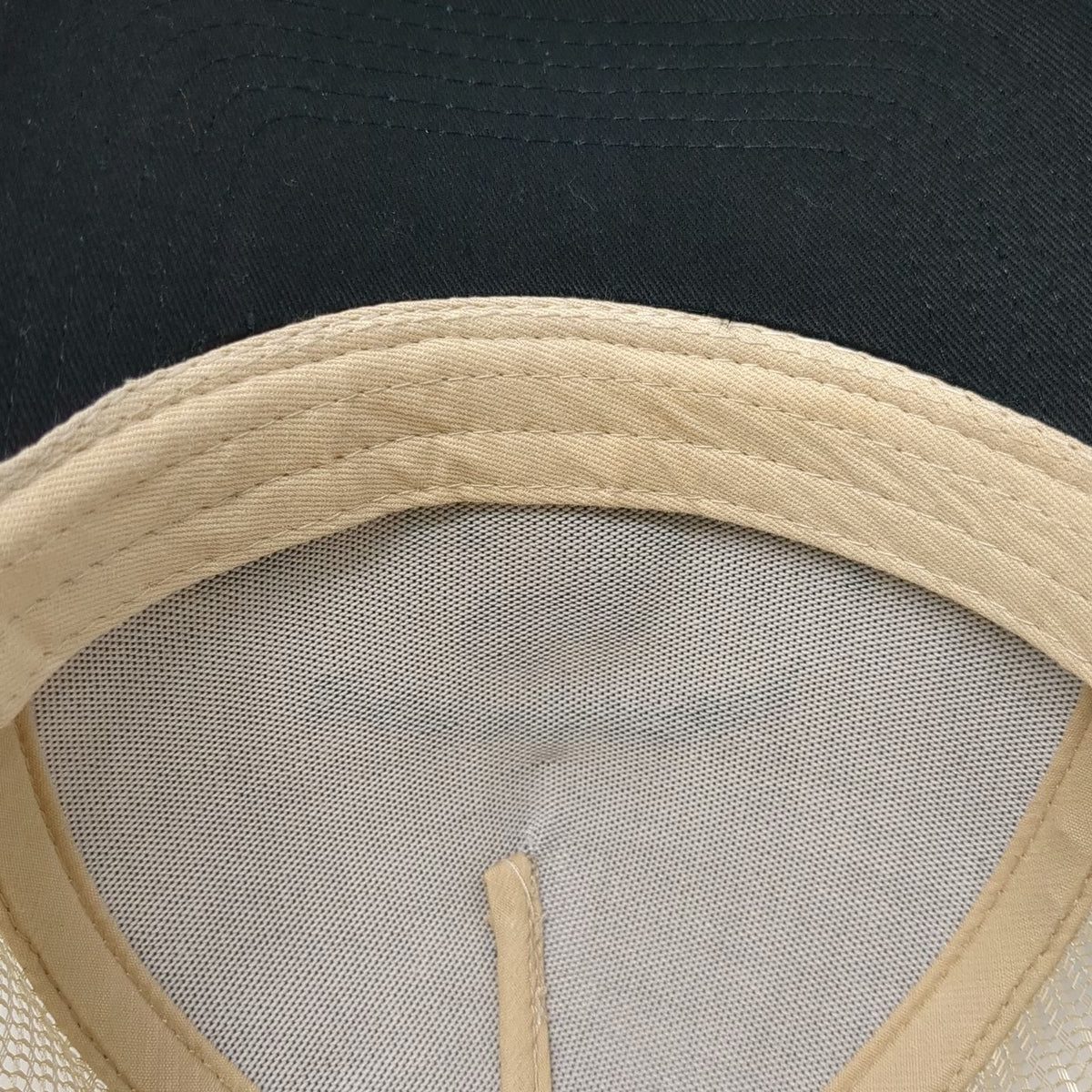 Almere Trucker Hat Beige One Size The Heartbreaker Dice Graphic Snapback Mesh