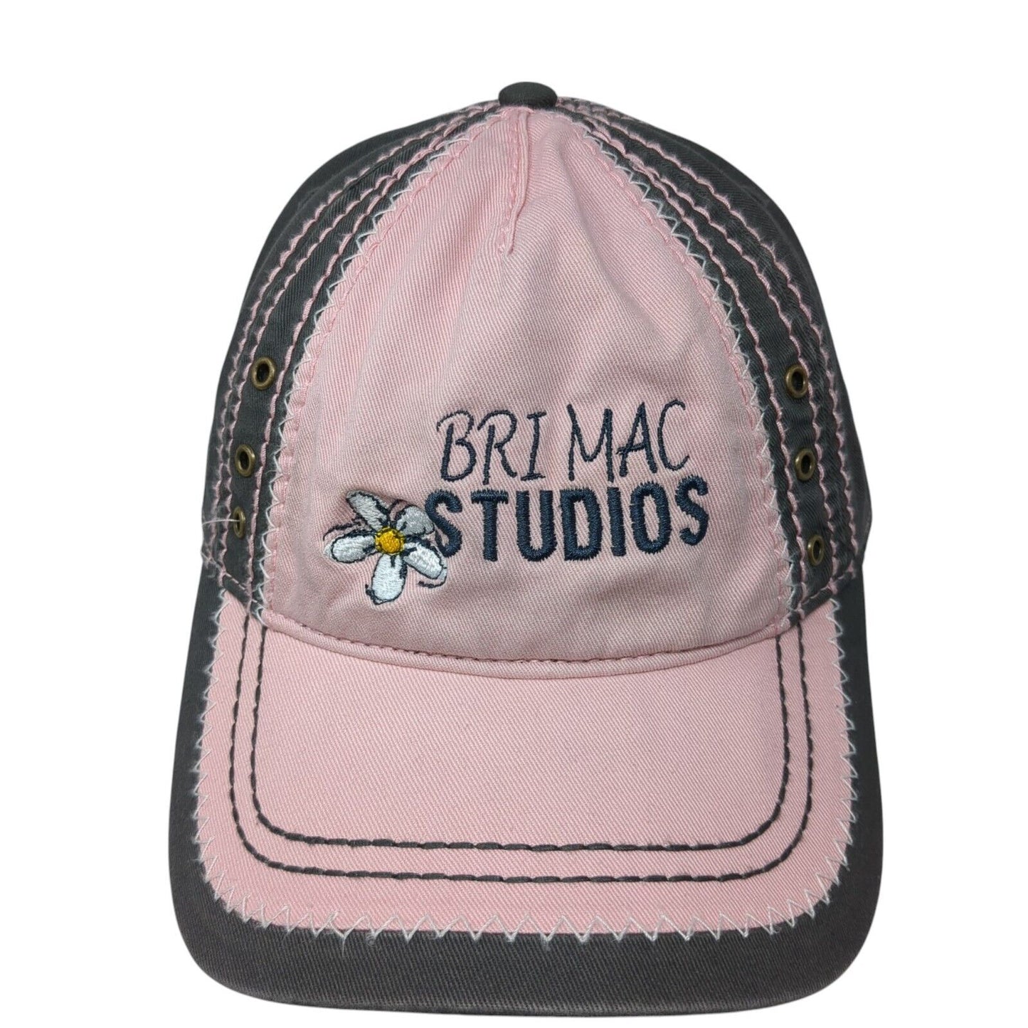 Bri Mac Studios Strapback Hat Multicolor One Size Adjustable Embroidered Otto