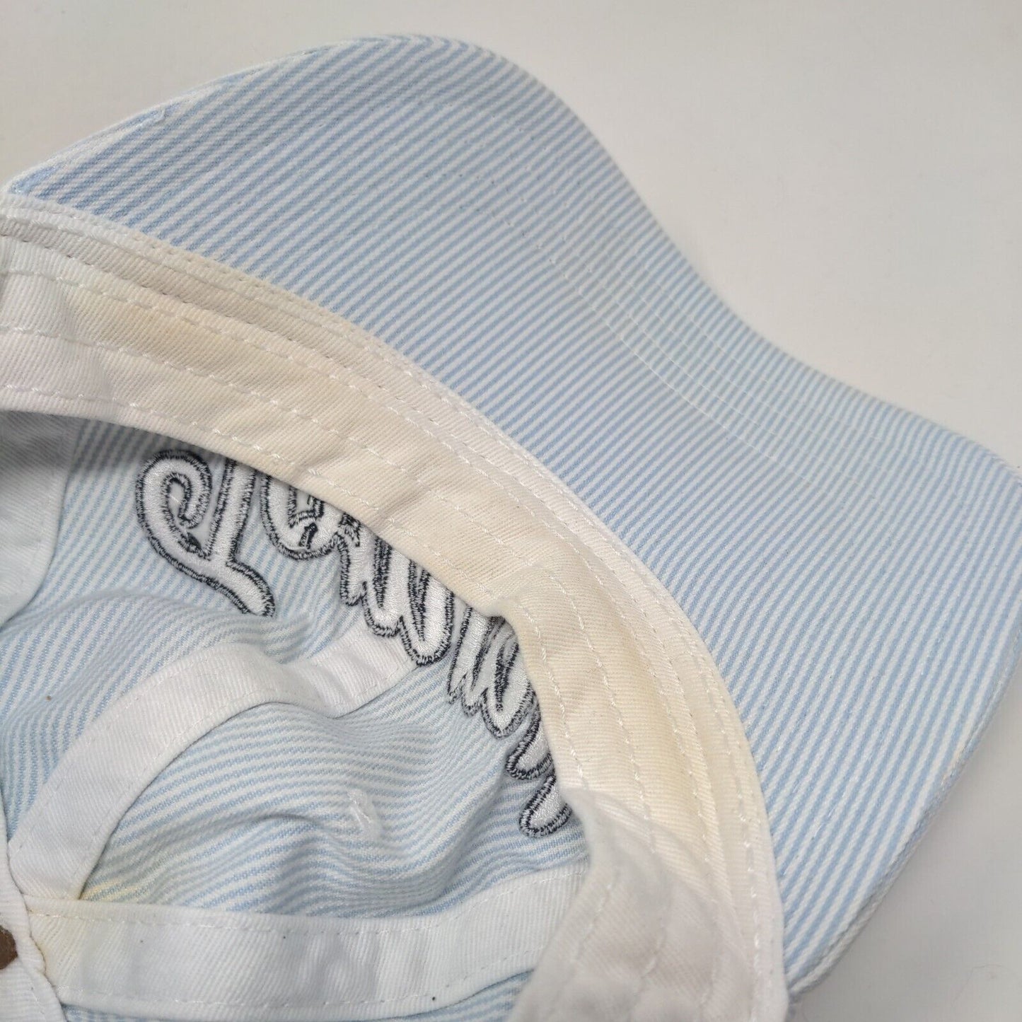 Tommy Hilfiger Slideback Hat Multicolor One Size Embroidered Striped 6 Panel