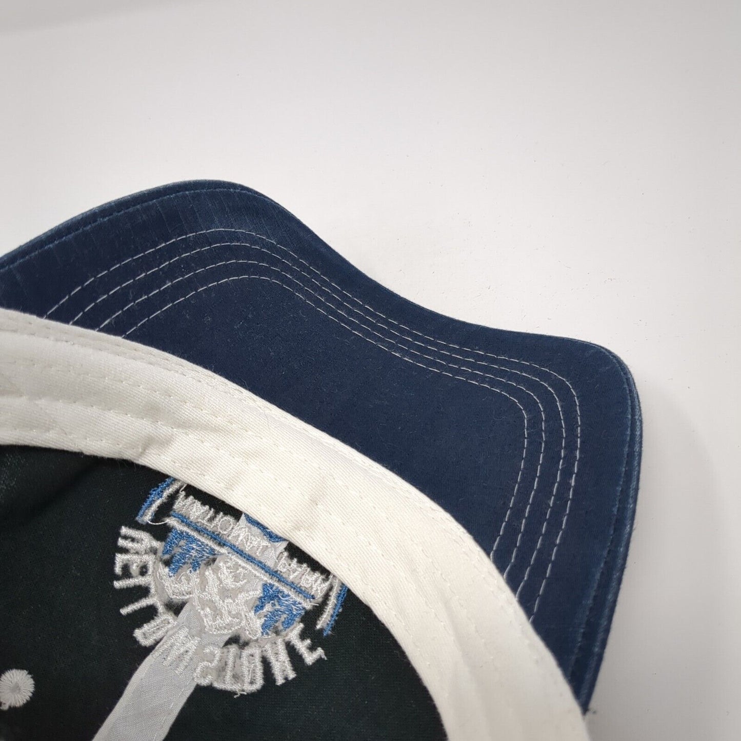 Yellowstone National Park Snapback Trucker Hat Blue Small 6 Panel W/Tags
