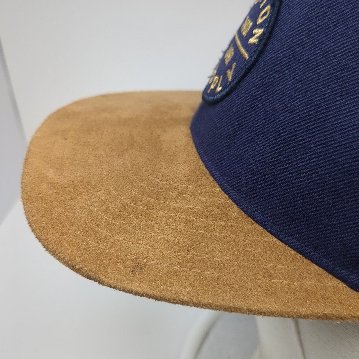 Brixton Supply Trade Mark Snapback Hat Multi One Size Colorblock Patch