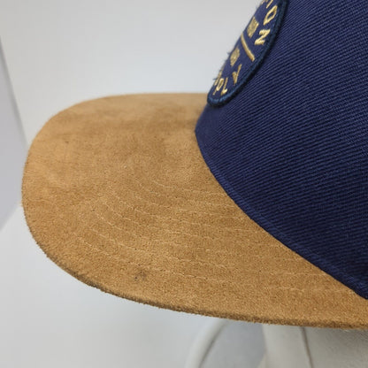 Brixton Supply Trade Mark Snapback Hat Multi One Size Colorblock Patch