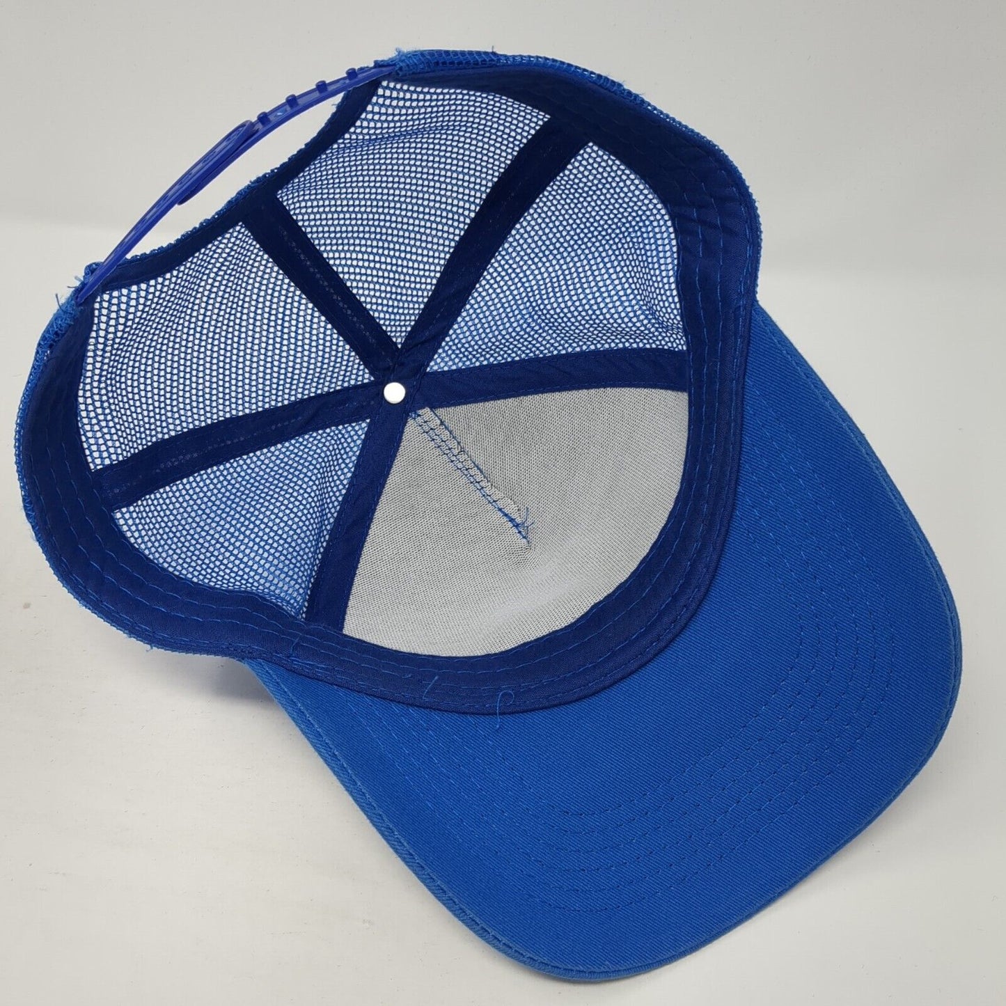 Pineapple Healthcare Snapback Trucker Hat Blue One Size Adjustable Mesh Back