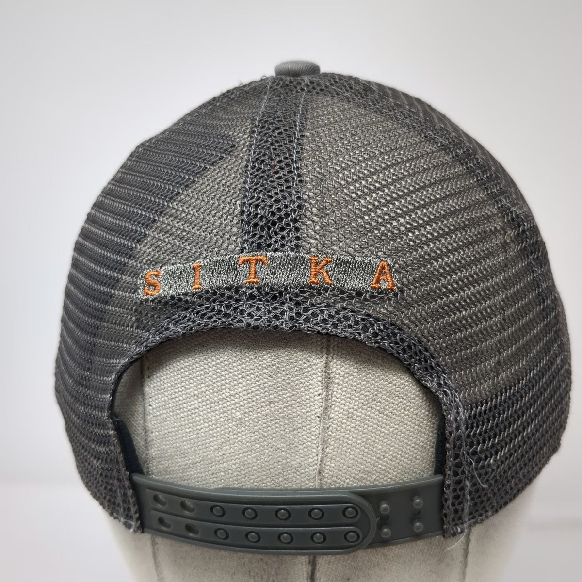 Sitka Trucker Hat Gray One Size Mesh Back Snapback Patch Logo Outdoor Hunting