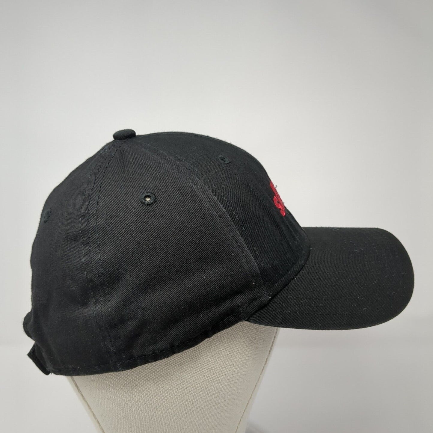 Hot Shots Inc. Strapback Hat Black OS Adjustable Embroidered 9Forty New Era