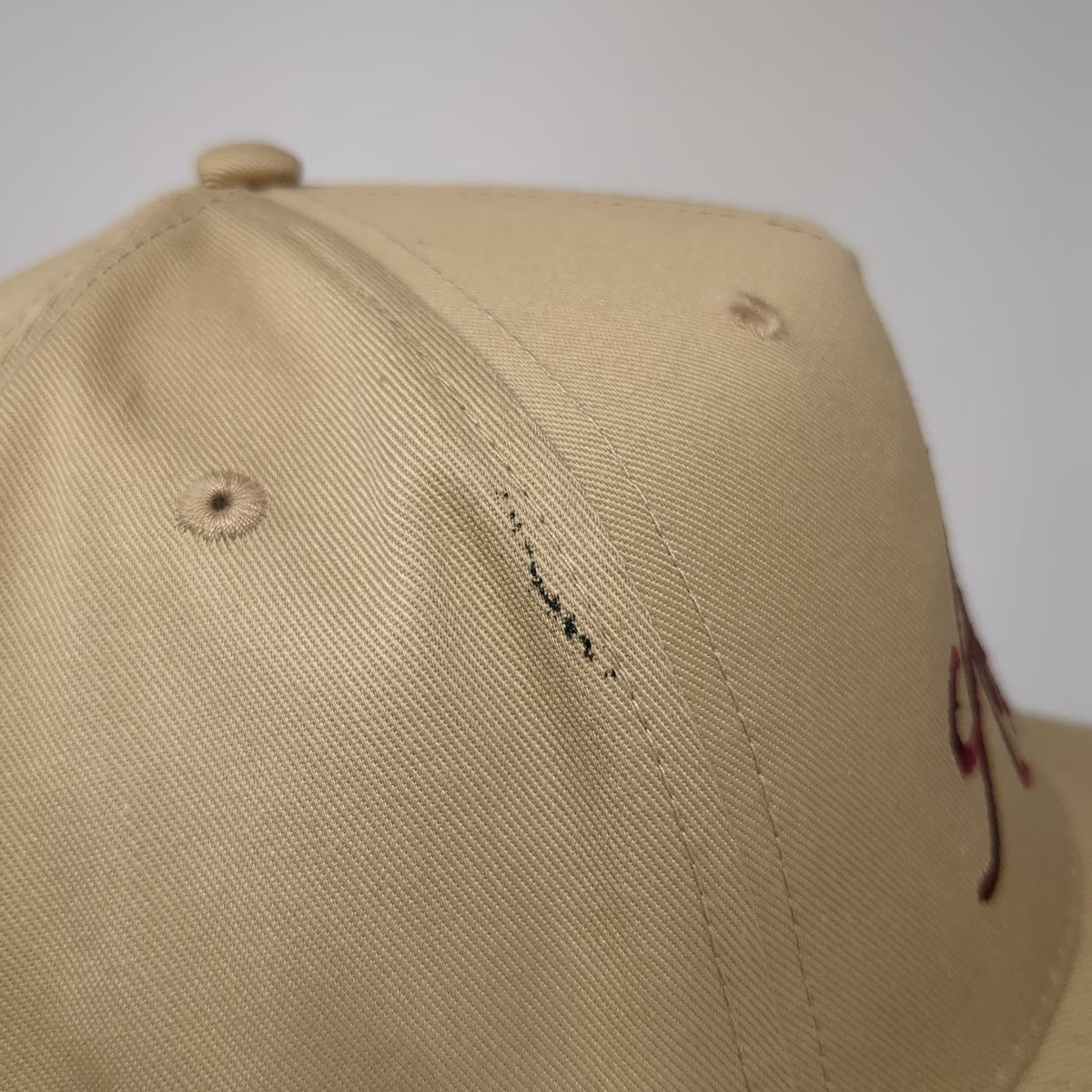 Otto 5 Panel Brown One Size Snapback Hat Anthem Made For More Script Embroidery